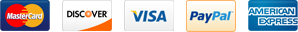 We accept all major credit cards.