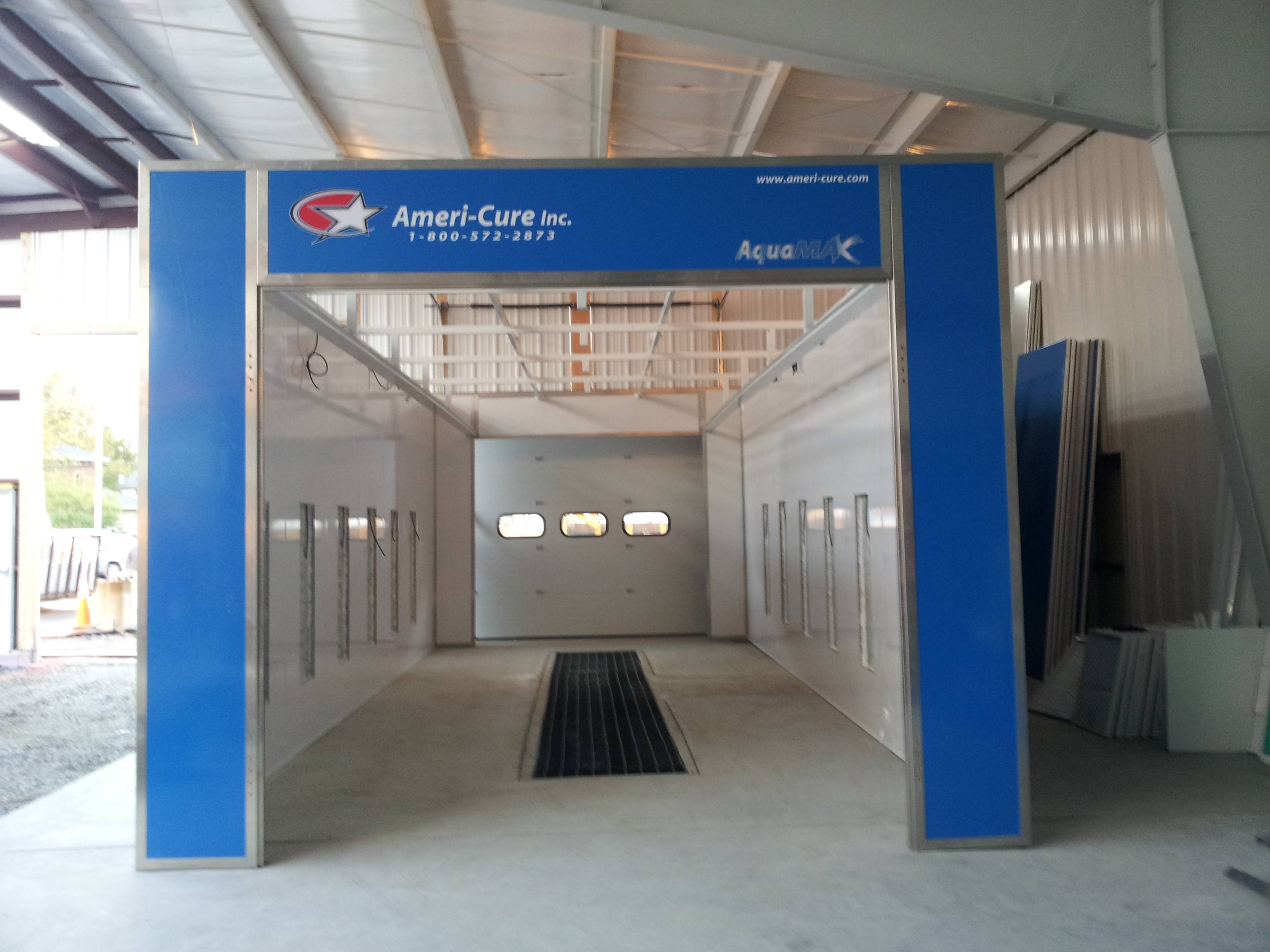 Example of Pit During Paint Booth Installation