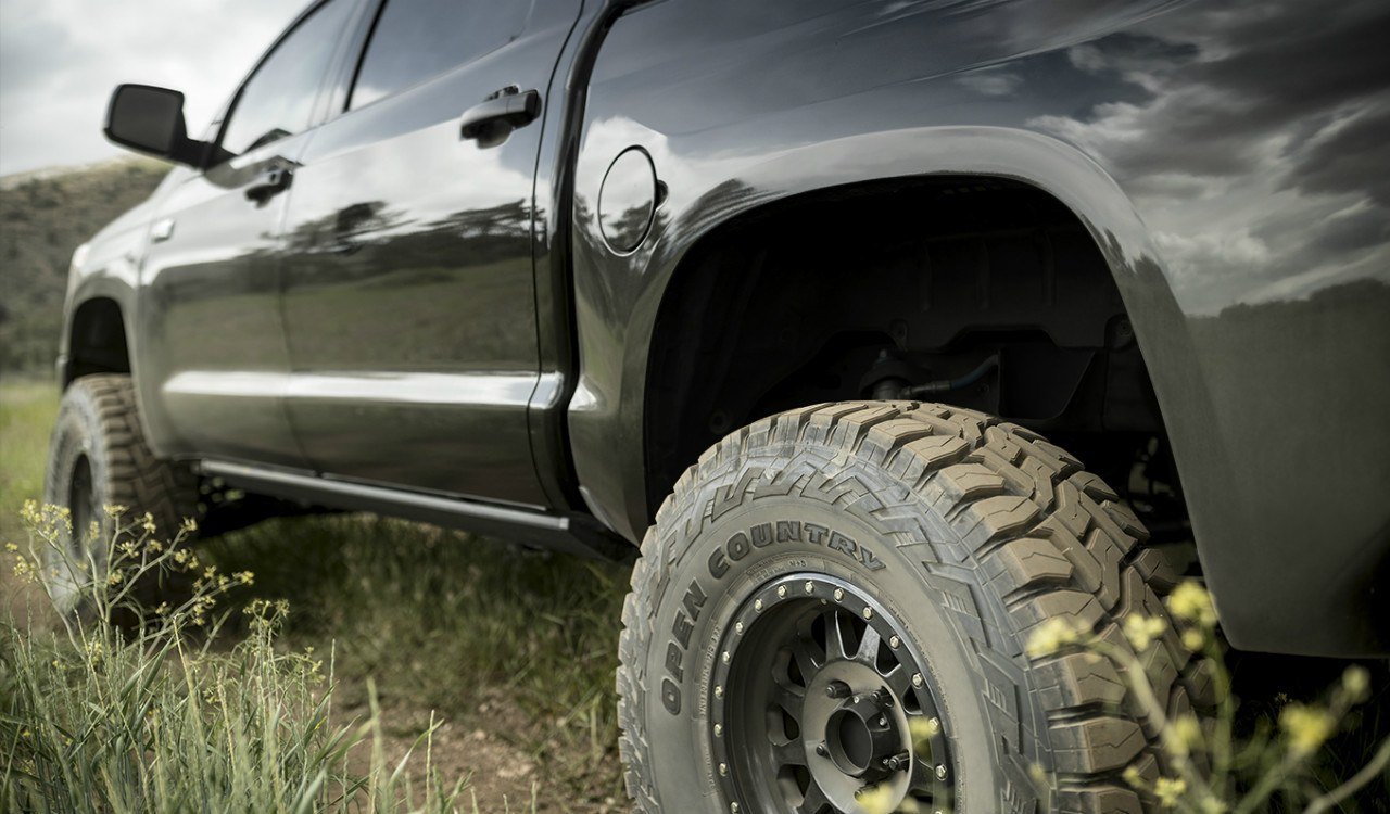 Working on SUV Repairs with a Four-Post Lift