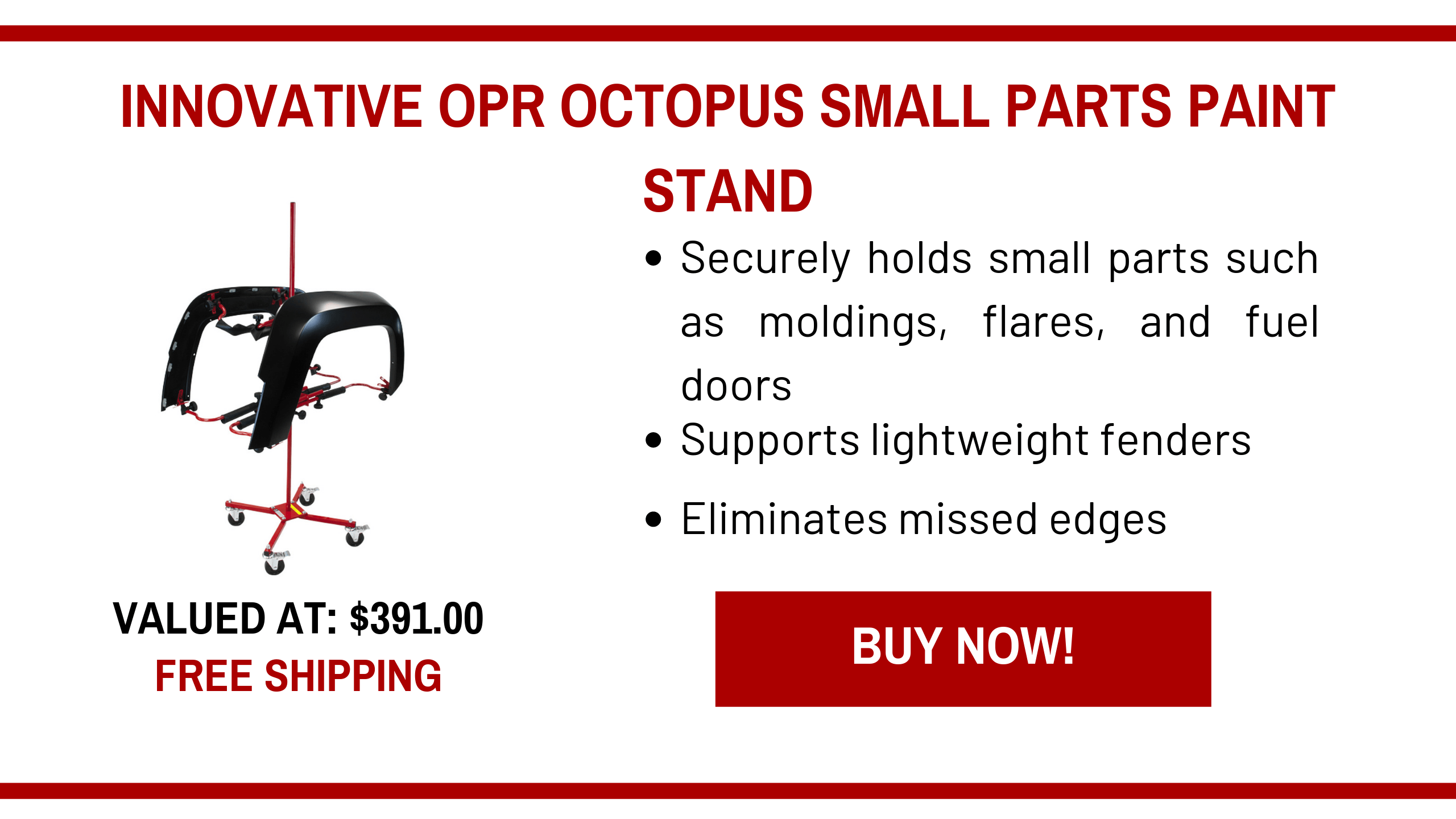Innovative OPR Small Parts Paint Stand